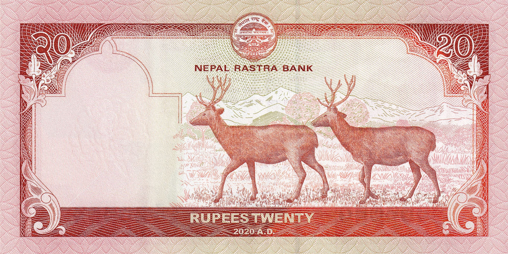 Nepal P-78b 20 Rupees 2020 UNC Mt. Everest