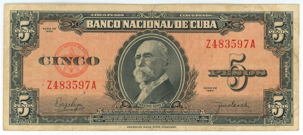 Caribbean P-78 5 p 1950 F Fine｜pink｜Gómez