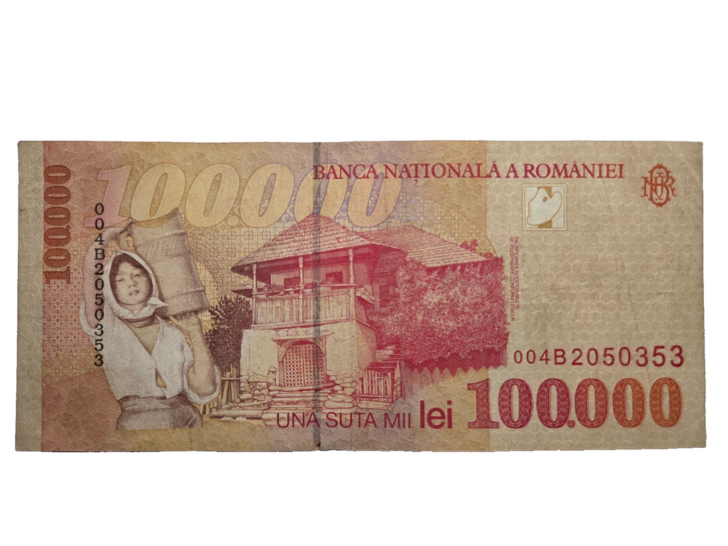 Romania P110 100000 lei 1998 VF Very Fine