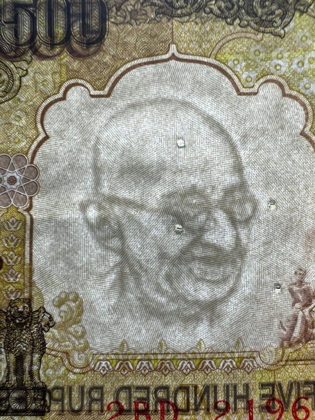 India P-93/P-99/P-106 500 Rupees 2000-2016 VF—Gandhi—Dandi
