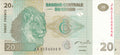 Congo P-94a 20 Francs 2003 UNC Lion Lioness Cubs