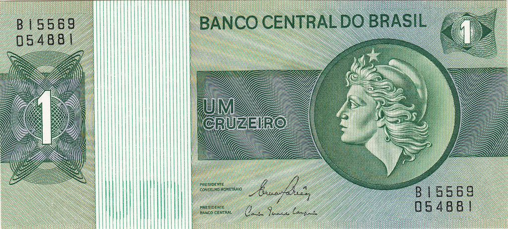 Brazil P191Ac C132 1 Cruzeiro 1980 UNC 904KP｜ República ｜ Boîte d’Amortissement