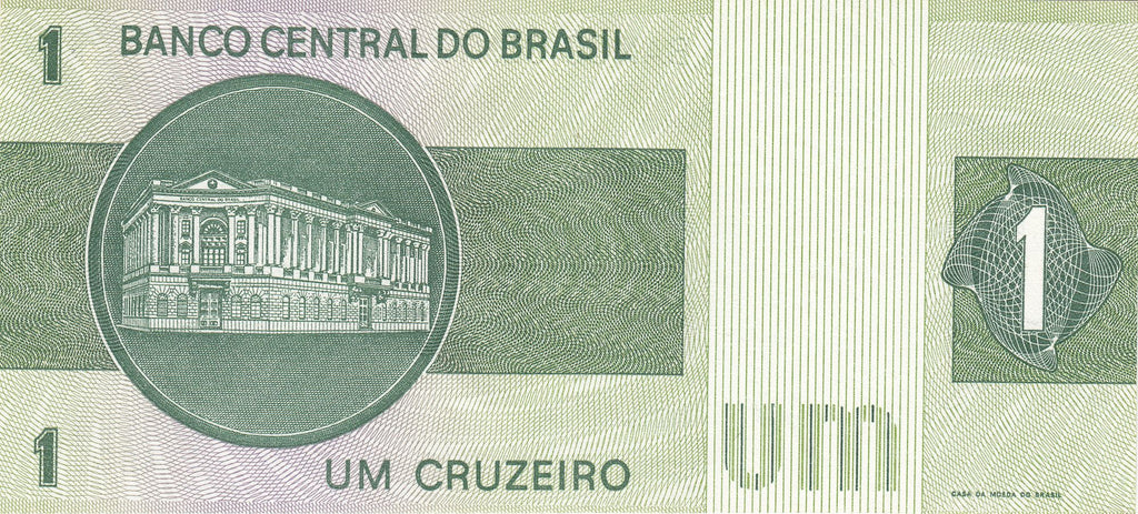 Brazil P191Ac C132 1 Cruzeiro 1980 UNC 904KP｜ República ｜ Boîte d’Amortissement