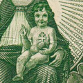 . JESUS CHRIST Hungary P100 10 Pengő 1936 F/VF—Mary—Baby Jesus—St Stephen—Horse