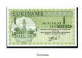 Suriname P116d 1 Gulden 1974—Muntbiljet—Henck Arron—in album page