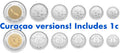 Curacao 6 Piece Coin Set 2025 UNC 1 5 10 25 50 Cents 1 Gulden 5 Guldens