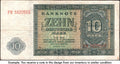 East Germany GDR DDR P-12—10 Mark—10 Deutsche Mark—1948 VF Very Fine