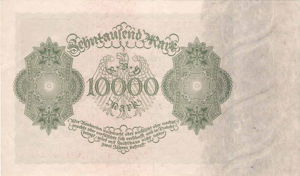Germany P-71 10000 Marks 1922 VF—Dürer—Hyperinflation