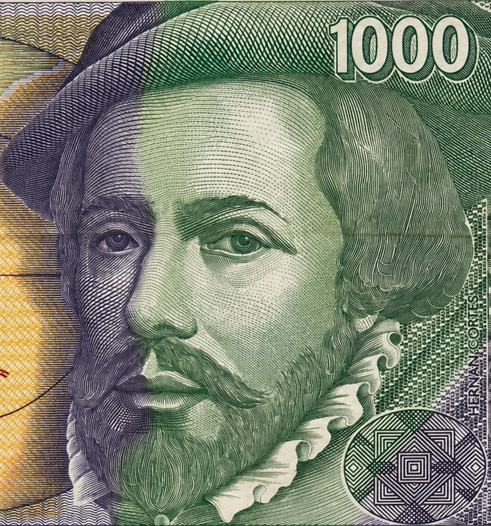 Spain P163 1000 Pesetas 1992 Circulated—Cortés (Cortez)—Pizarro