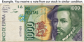 Spain P163 1000 Pesetas 1992 Circulated—Cortés (Cortez)—Pizarro