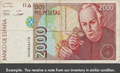Spain P164 2000 Pesetas 1992 Circulated—Priest, Doctor, Botanist
