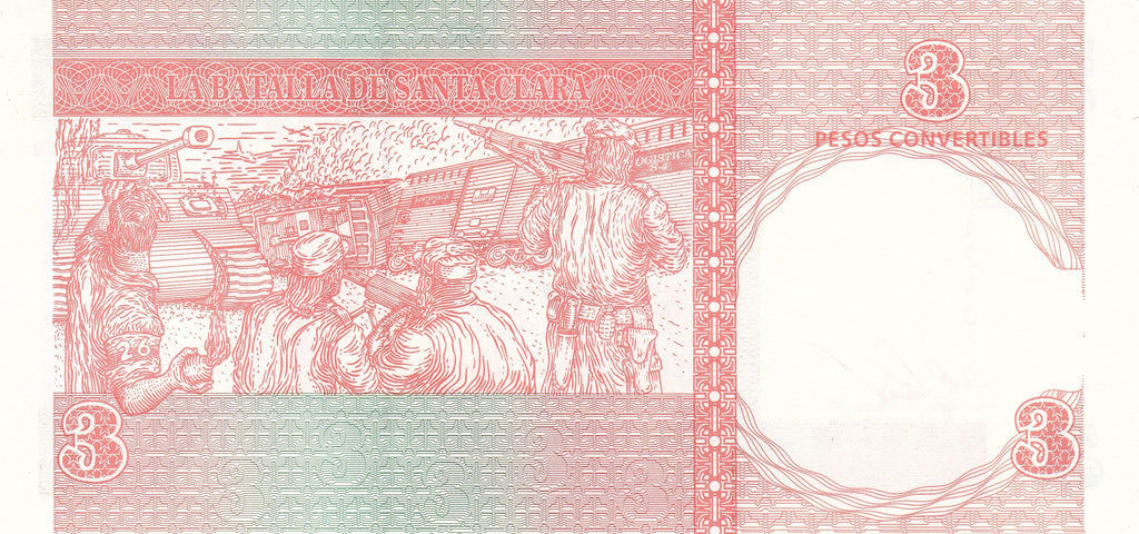 Caribbean || P-FX47 3 convertible pesos (CUC)—2nd Design—Che Guevara—Battle of Santa Clara
