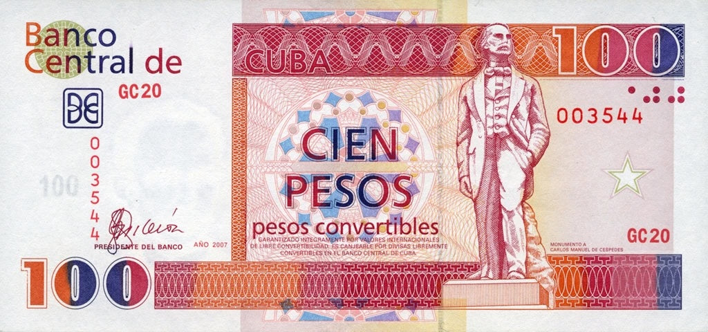 Caribbean || P-FX52｜100 pesos for use by visitors｜UNC