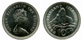 Falkland Islands KM#5.2 10 Pence 1998 VF Very Fine—Queen Elizabeth II 2nd/sm—Seals