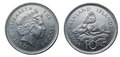 Falkland Islands KM#133 10 Pence 2004 VF Very Fine—Queen Elizabeth II 4th—Seals