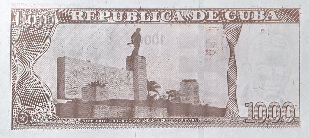 Caribbean P134 commemorative Che Guevara Tomb 2025 1000 pesos UNBEATABLE PRICE UNC
