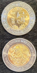 Mexico KM#605 5 Pesos Coin 2025 UNC