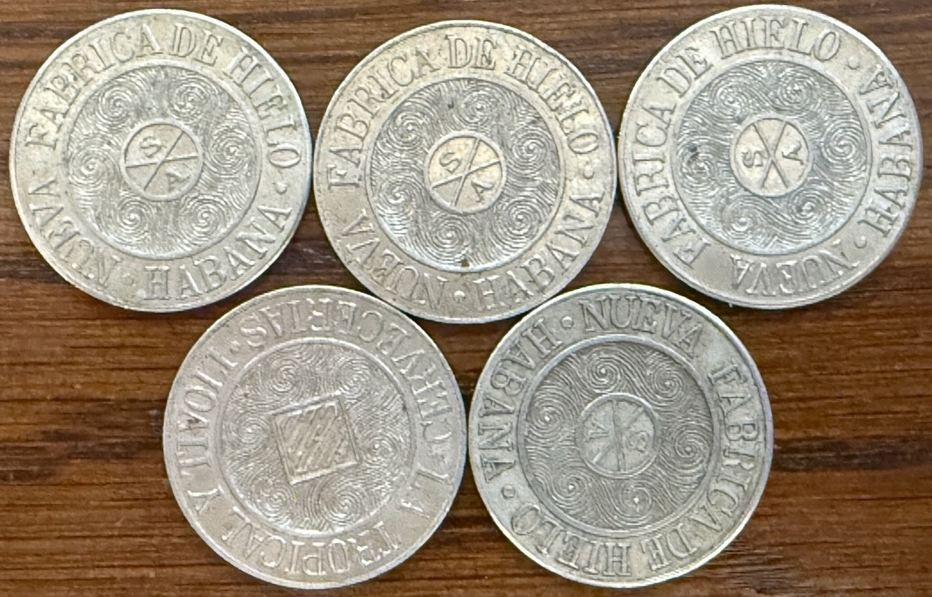 Caribbean Ice Token Nueva Fábrica de Hielo & La Tropical y Tivoli Breweries (1 token)