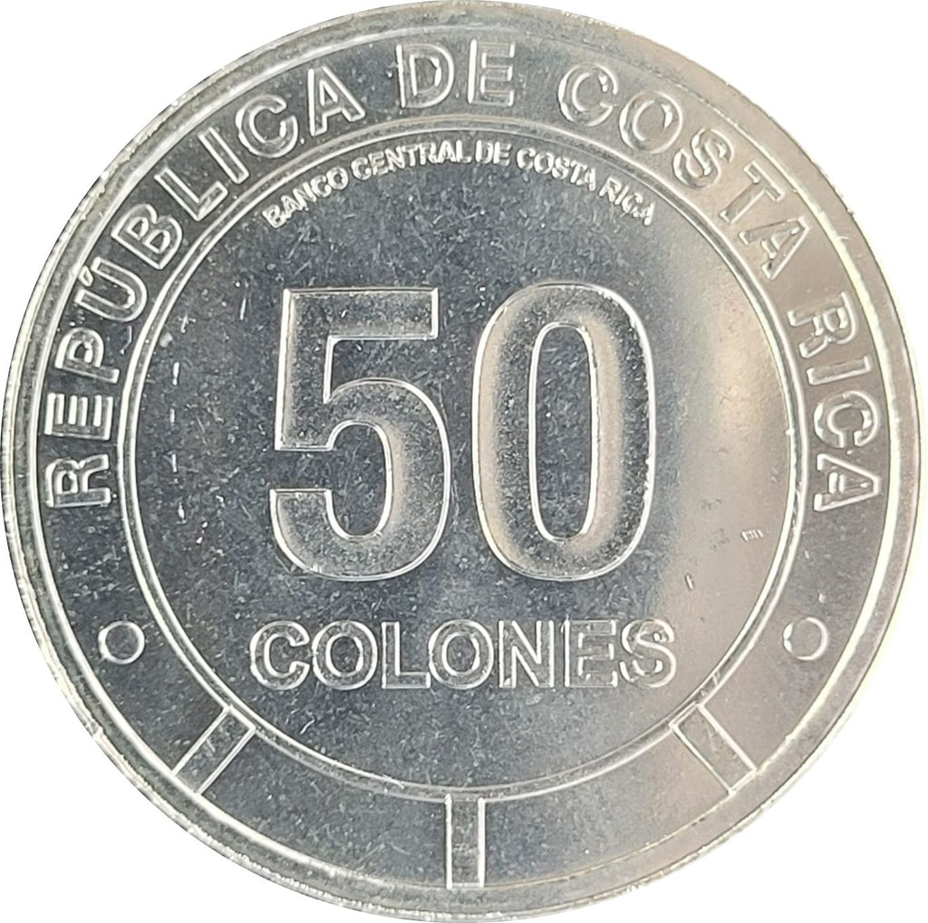 Costa Rica KM#249 50 colones 2023—Butterfly—Cloud Rain Forest
