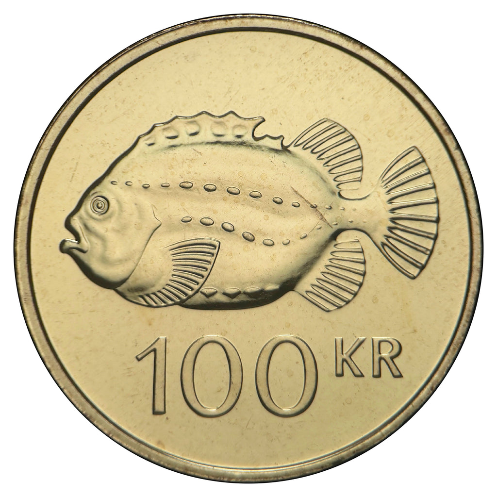 Iceland 5 piece Coin Set 1 5 10 50 100 Kronur KM#27a 28a 29.1a 31 35 XF