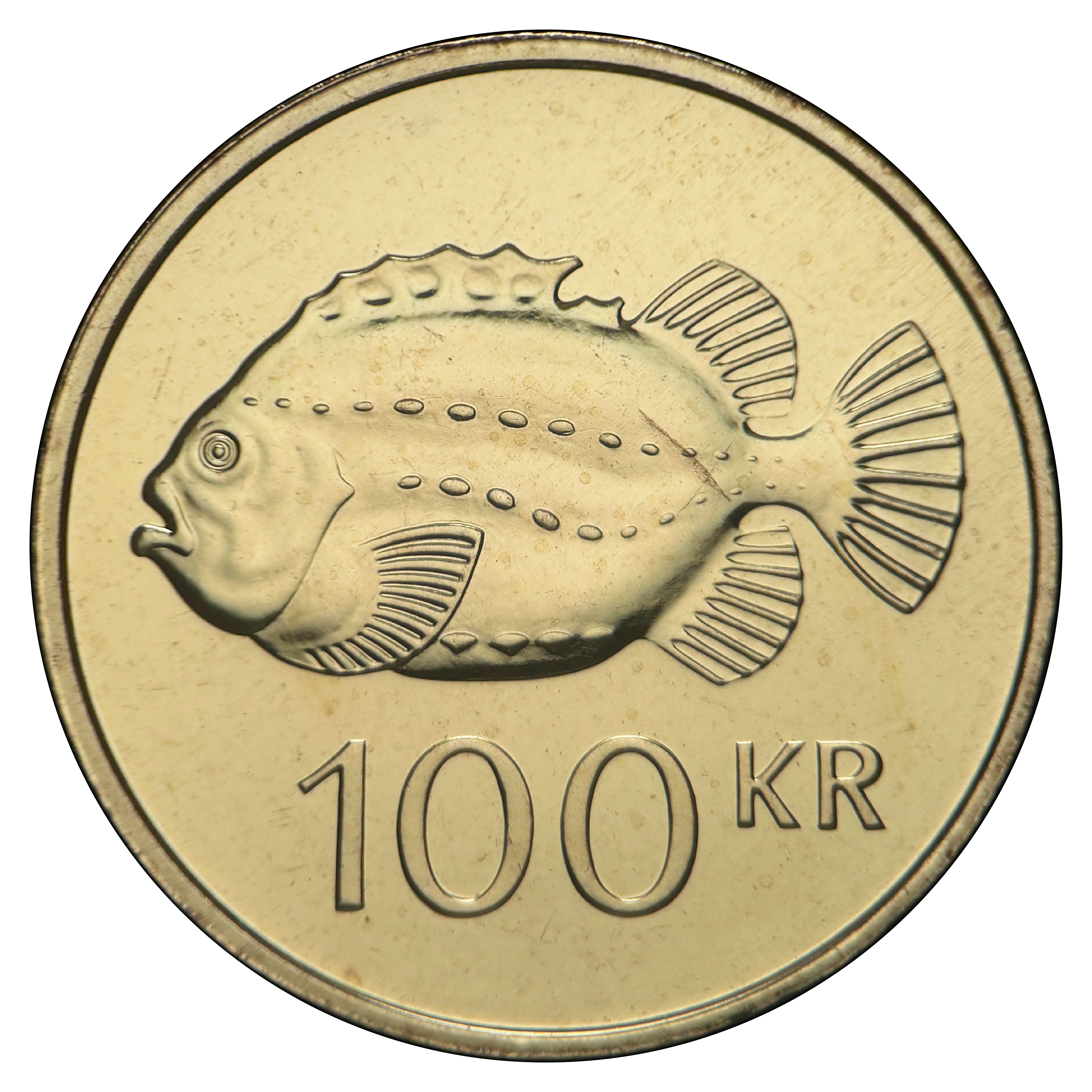 Iceland 5 piece Coin Set 1 5 10 50 100 Kronur KM#27a 28a 29.1a 31 35 XF