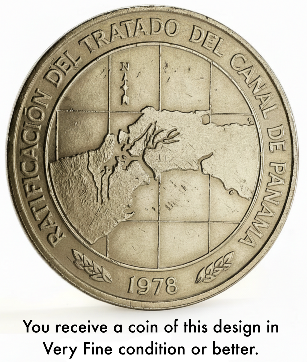 Panama KM#53a 10 balboas (=$10 USD) 1978 | Panama Canal commemorative | VF Very Fine or better