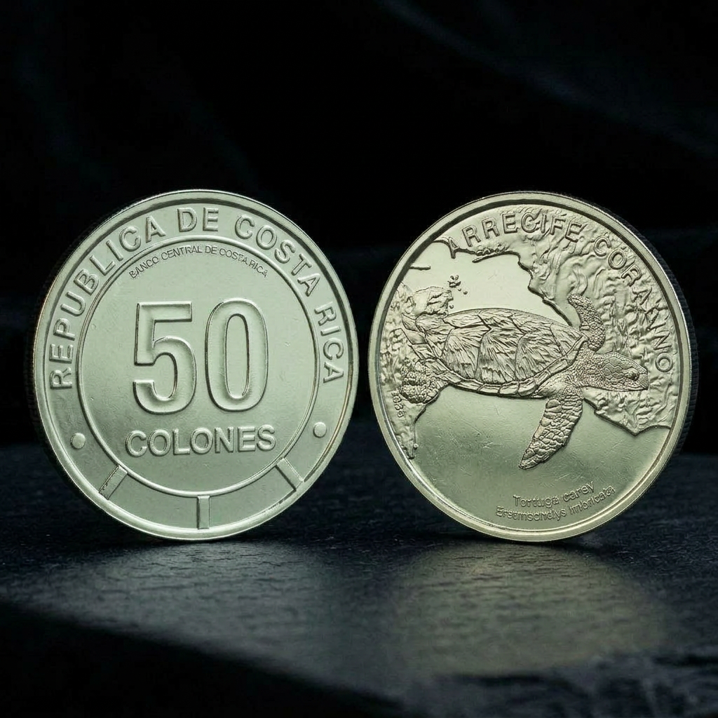 Costa Rica KM#New 50 colones 2023 Hawksbill Turtle N#470653 UNC