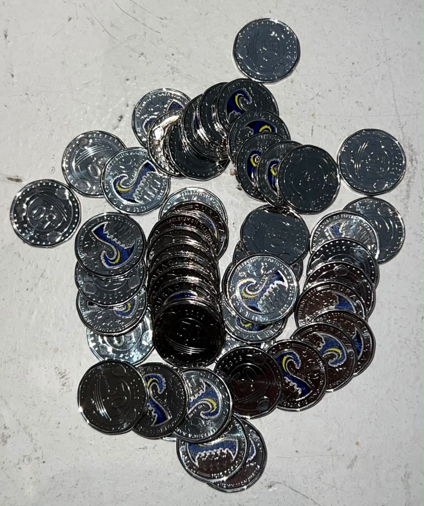 Curaçao  World Cup Coin 50 Cents 2026 UNC—Blue Wave—FIFA—Football—Soccer