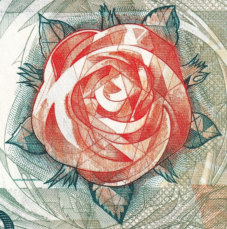 Portugal P179 100 Escudos 1986-88 XF Extra Fine—Red Rose=Pessoa≠Schizophrenia…