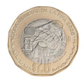 Mexico FIFA World Cup 2026 20 Pesos Coin UNC—MONTERREY—Football—Soccer—Mundial