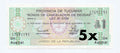| 5 Pcs Lot 5x Argentina P-S2711b 1 Austral 1991 UNC Tucuman—Debt Cancellation Bond