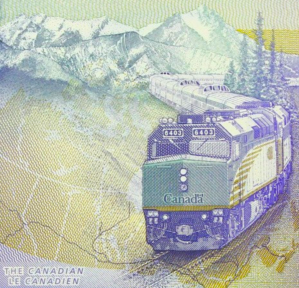Canada P107a 10 Dollars 2013 UNC—Polymer—Mark Carney—Train—Rockies