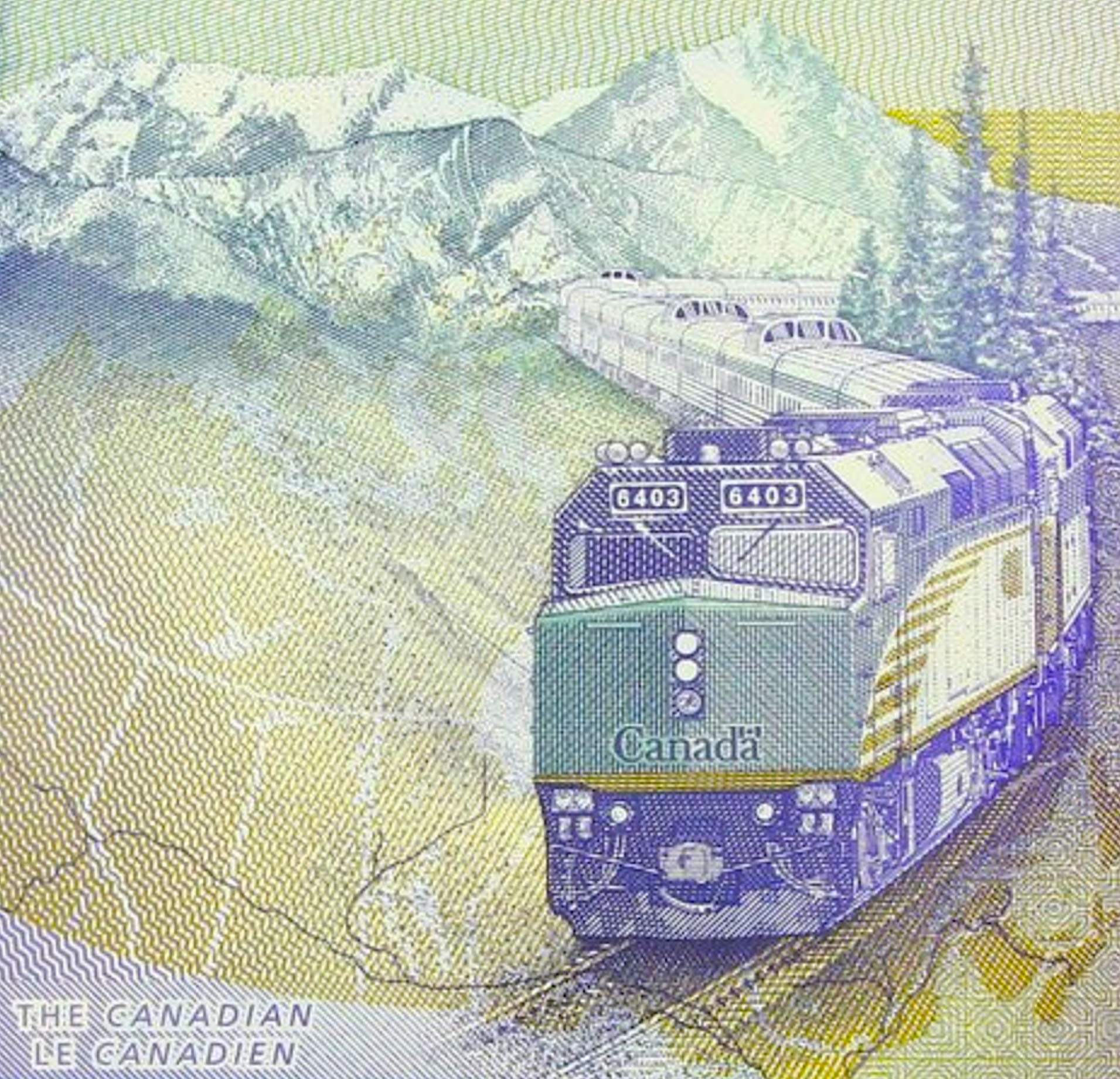 Canada P107a 10 Dollars 2013 UNC—Polymer—Mark Carney—Train—Rockies