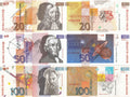 Slovenia Set 3 pc—P-12 P-13 & (P-14 or P-31)—20 50 100 toljarev—1992-2003—UNC