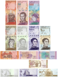 Venezuela Collection｜USA took Maduro!｜Get to know this country｜7 banknotes｜UNC/F