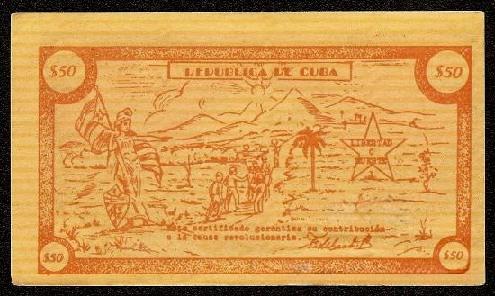 Bono Movimiento 26 de Julio (1950s guerilla/Revolution "bond")