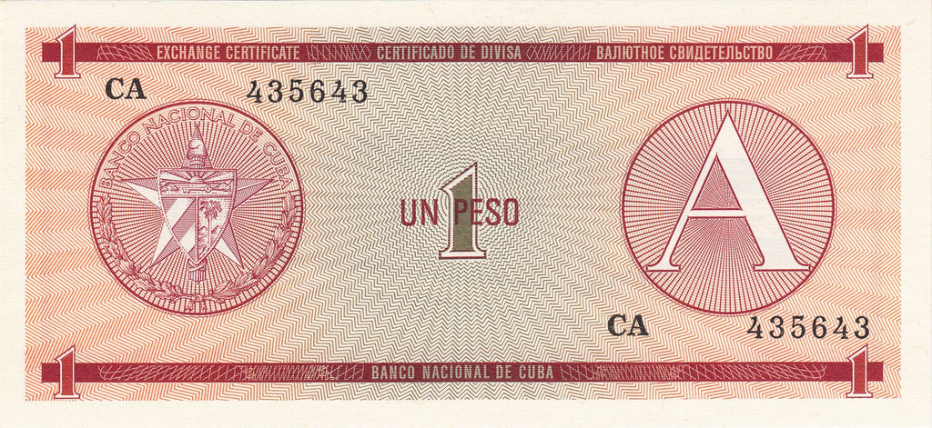 Caribbean PFX01-05 Foreign Exchange Certificate Ser. A 1985｜CHOOSE ONE