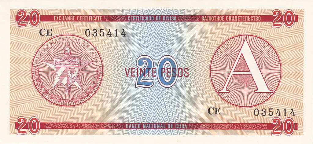 Caribbean PFX01-05 Foreign Exchange Certificate Ser. A 1985｜CHOOSE ONE