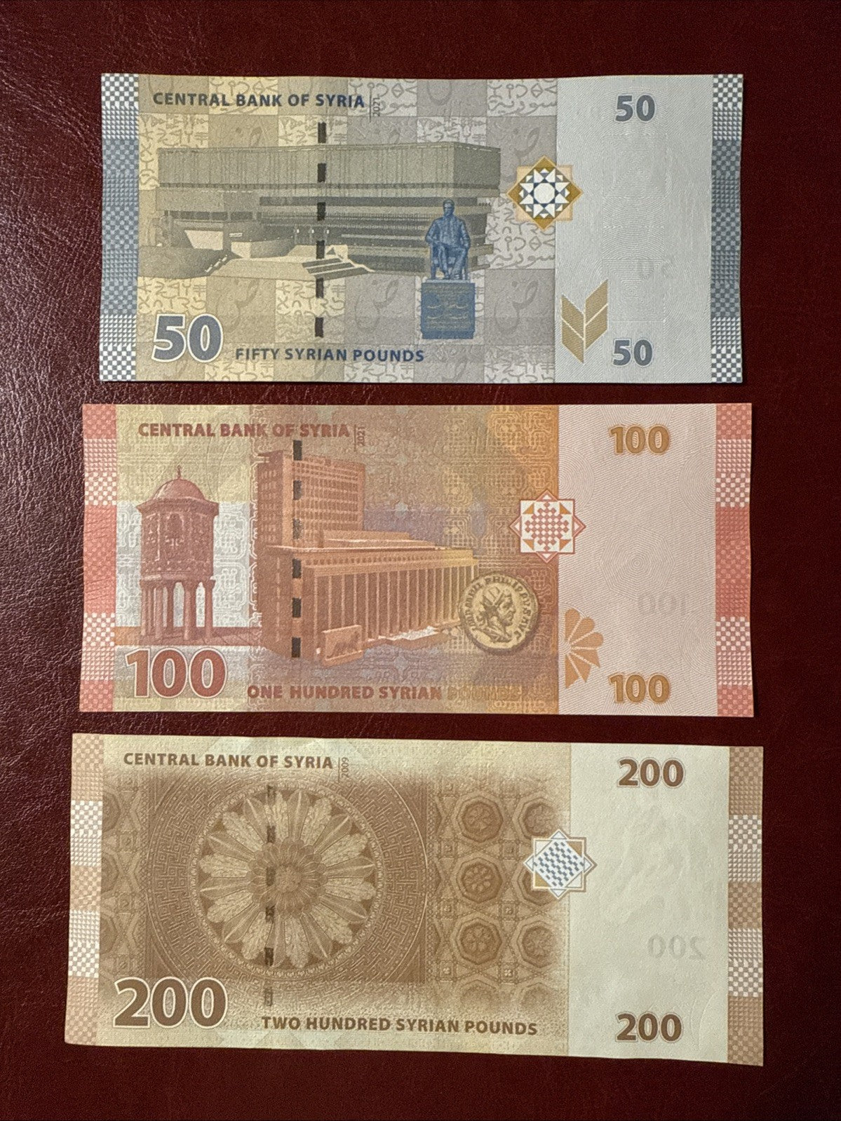 Middle East NW P112-P118 7 pc UNC set｜dictator｜Roman｜50｜100｜200｜500｜1000｜2000｜5000