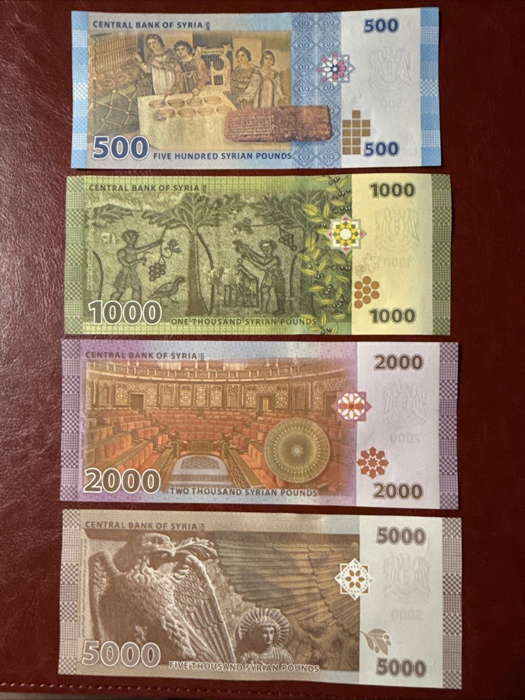 Middle East NW P112-P118 7 pc UNC set｜dictator｜Roman｜50｜100｜200｜500｜1000｜2000｜5000