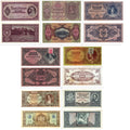 Hungary  7 Pc Set—Hyperinflation—100-10000000 forint 1930–1945 VF+ Very Fine Plus